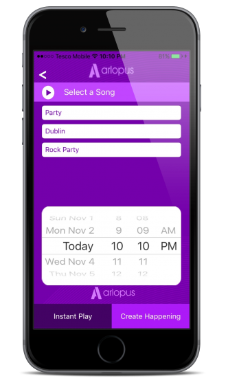 Create Arlopus happening